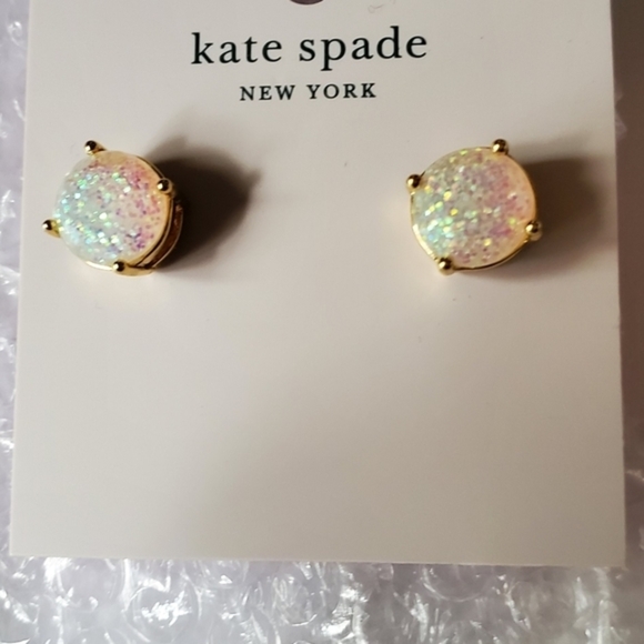 Kate Spade glitter gumdrop earrings NWT‎ - Picture 3 of 4